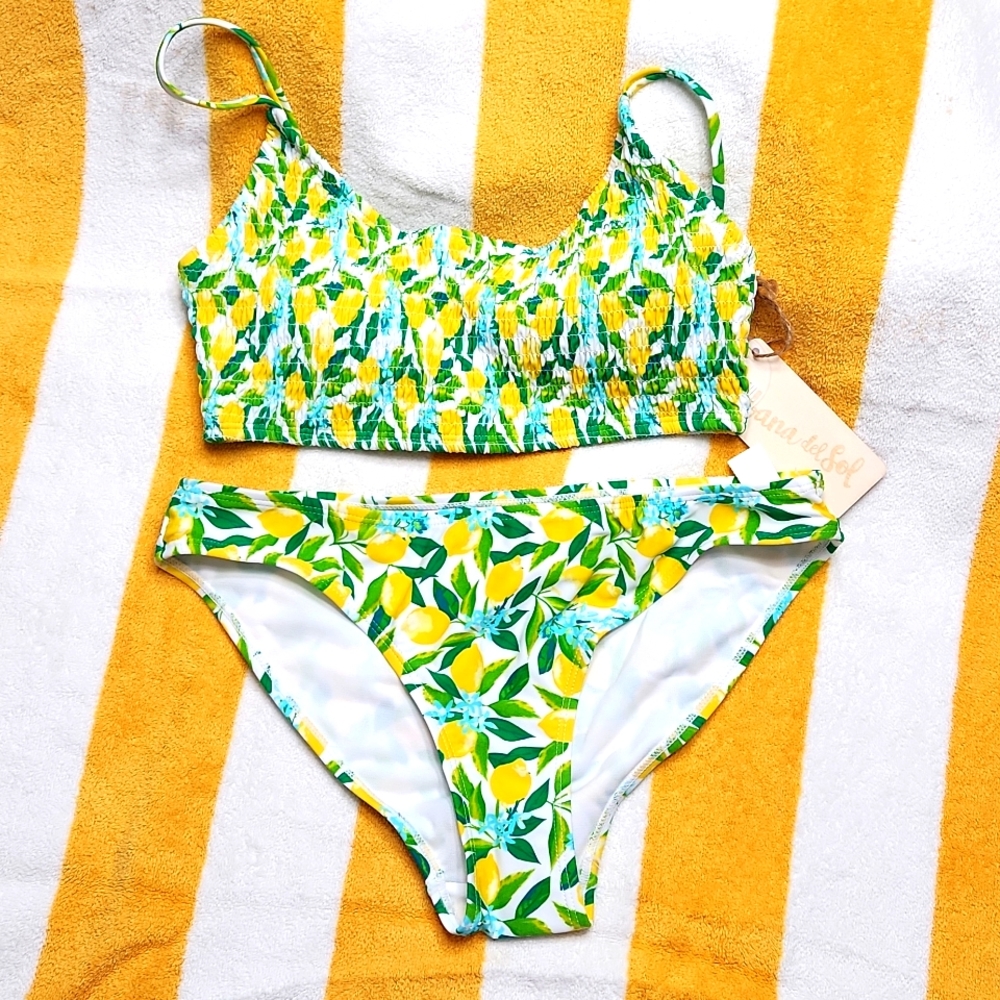 🍋 Lemon Bikini 👙 Medium ⭐️ NWT ⭐️ Cabana del Sol
